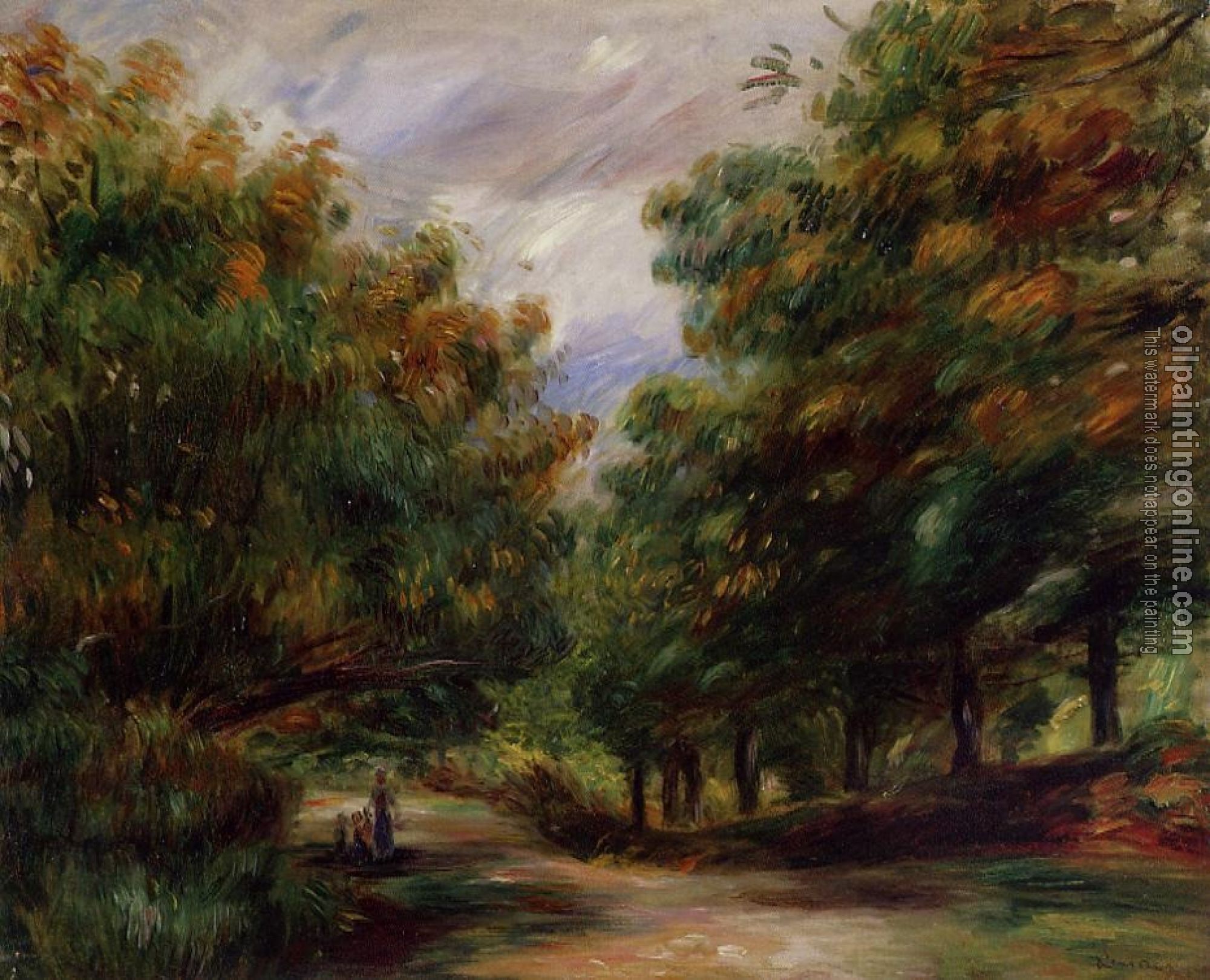 Renoir, Pierre Auguste - Road near Cagnes